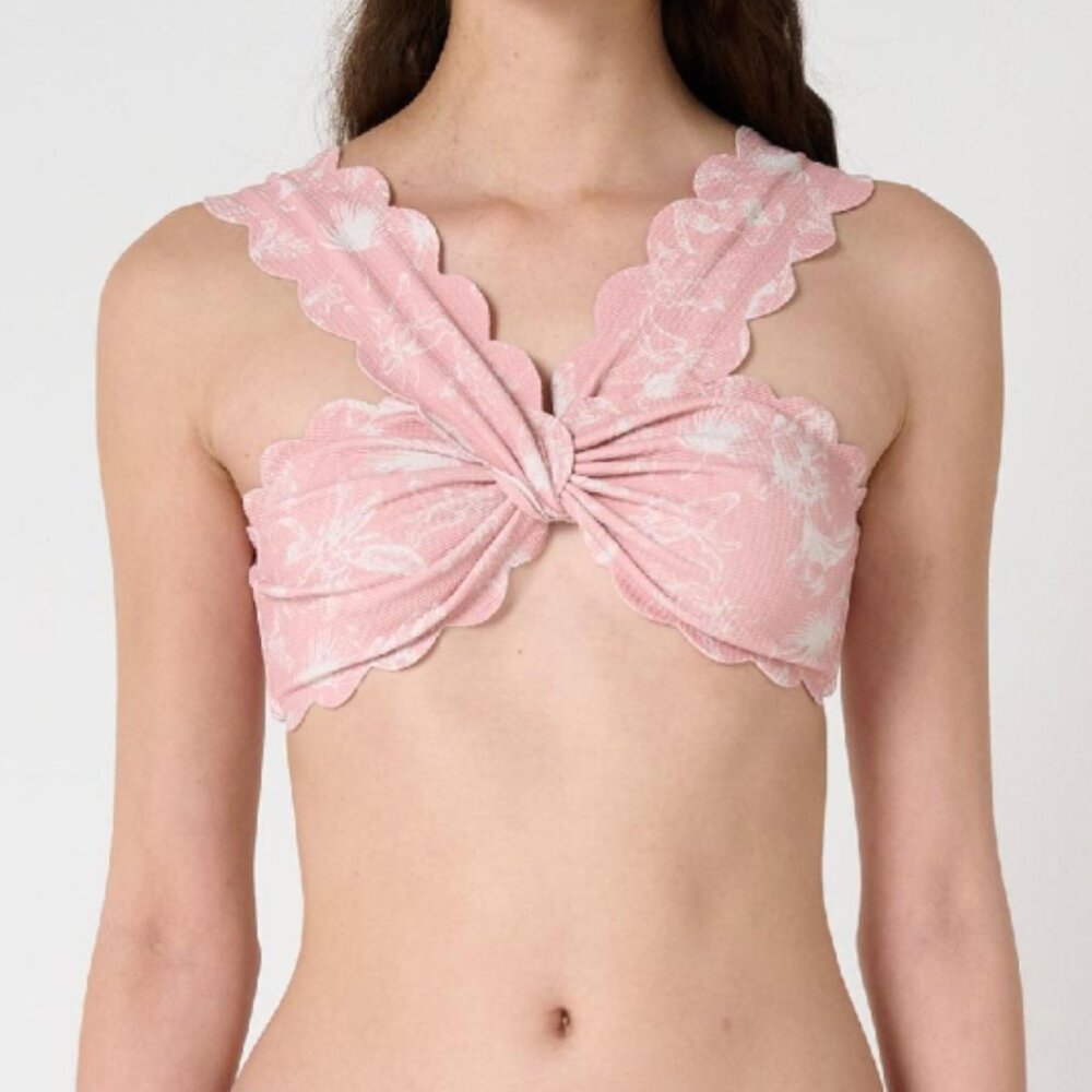Marysia East River Scalloped Bikini Top Worn once